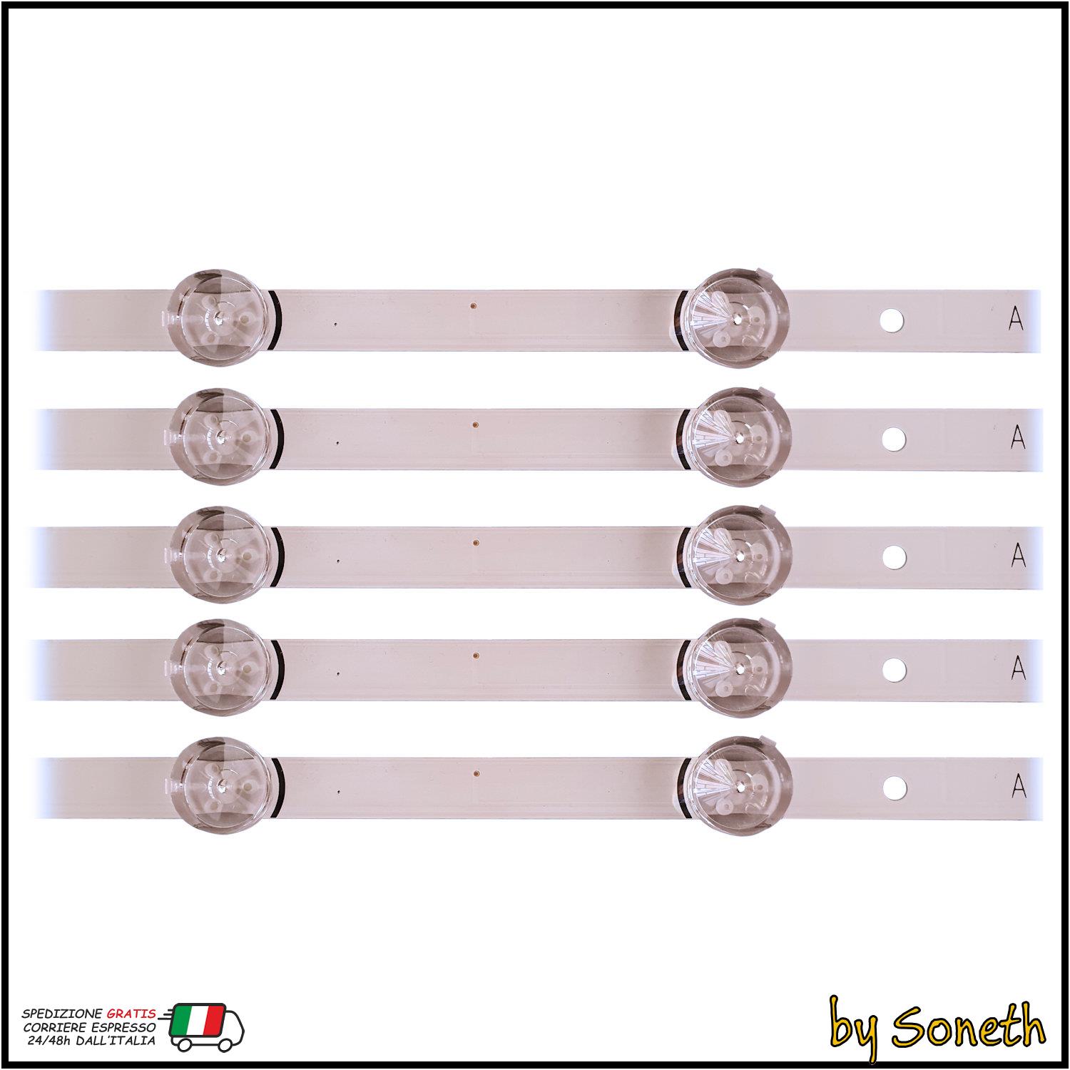 LED strips For LG 55LB650V 55LB5900 55LF652V 55LF6000 55LB6000 55LB630V 55LF580V